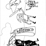 Adventure Time coloringpages - 