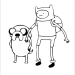 Adventure Time coloringpages - 